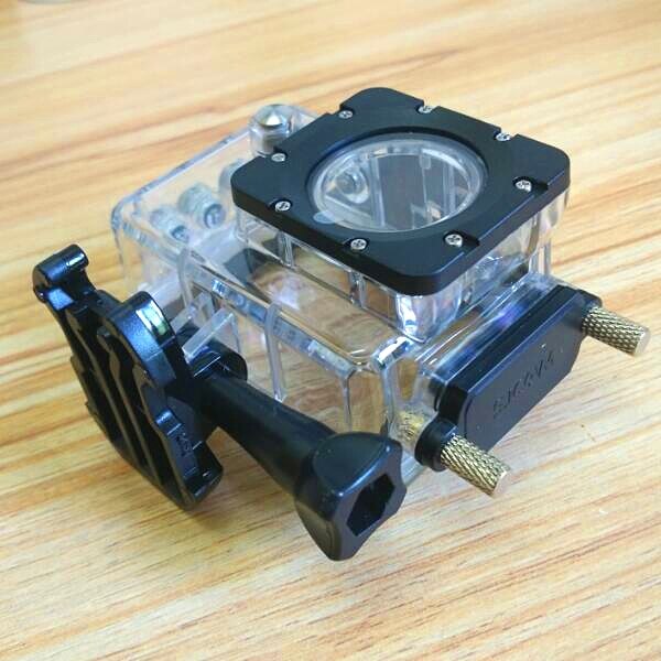 Carcasa impermeable de cámara Clownfish para SJCAM Original SJ4000 SJ5000 Sj9000 c30 C30R EKEN H9 R con cargador de coche para motocicleta