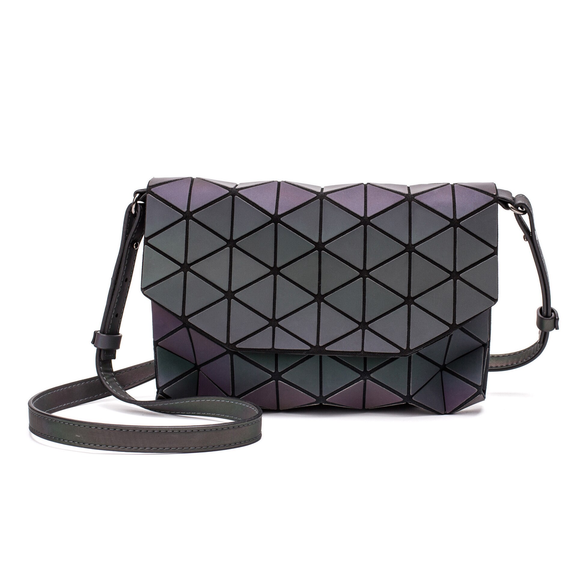 Mode Geometrische Lichtgevende Messenger Bags Casual Clutch Tas Voor Vrouwen Avondtasje Schoudertassen Handtassen Messenger Bags: Figure 4