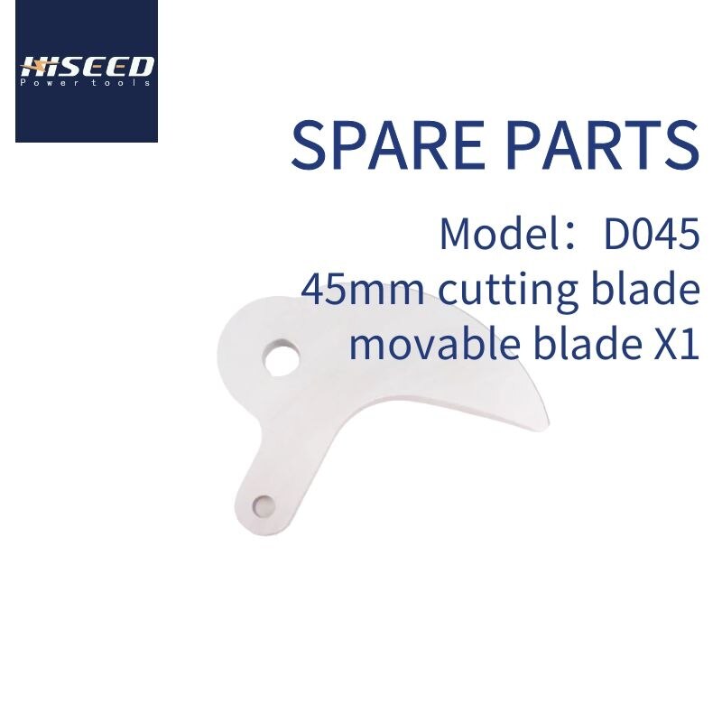 HD045 electric long arm pruning shears dobule cutting size pruner 47mm and 35mm: 45mm movable blade