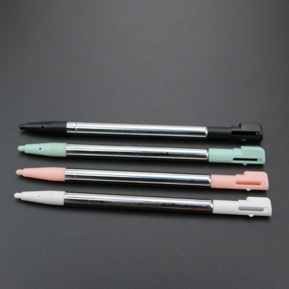 Tingdong 4 Stuks Metalen Intrekbare Uitschuifbare Touch Screen Stylus Pen Stylus Voor Nintendo Dsi Voor Ndsi: mix