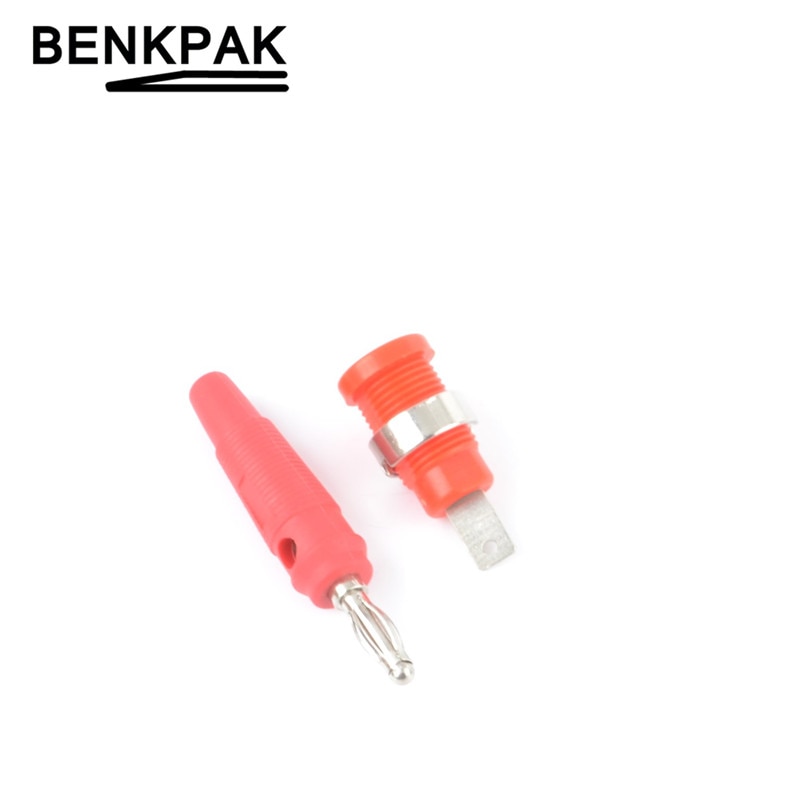 4mm aansluitpunten banaanstekker paneelmontage testprobe connector vrouwelijk + mannelijk