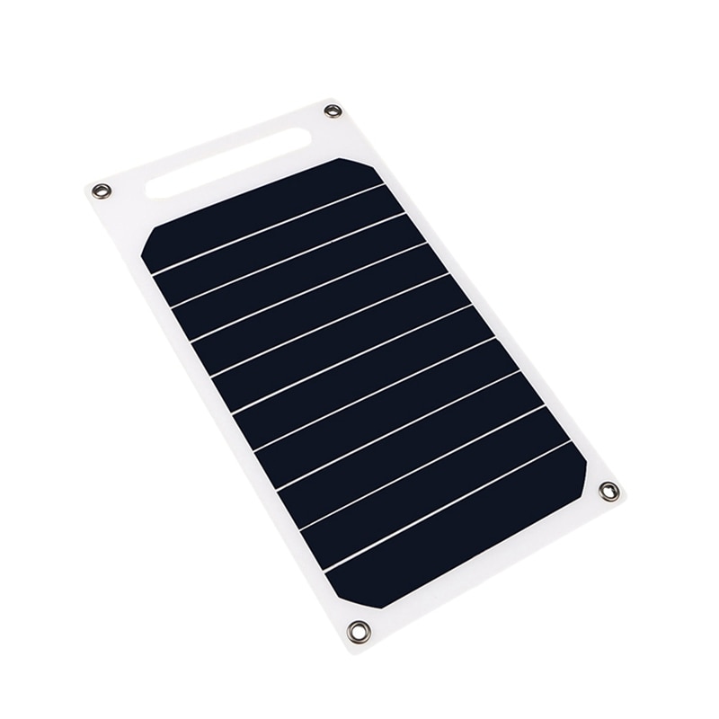 10w diy bærbart solpanel slankt lys usb-oplader universal opladning power bank pad