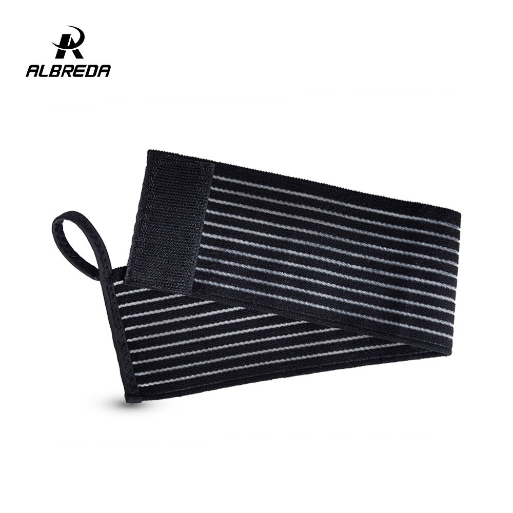 Albreda 1 bit elastisk sportbandage armband hand gym support handledsstöd wrap tennis bomull vete band fitness kraftlyftning