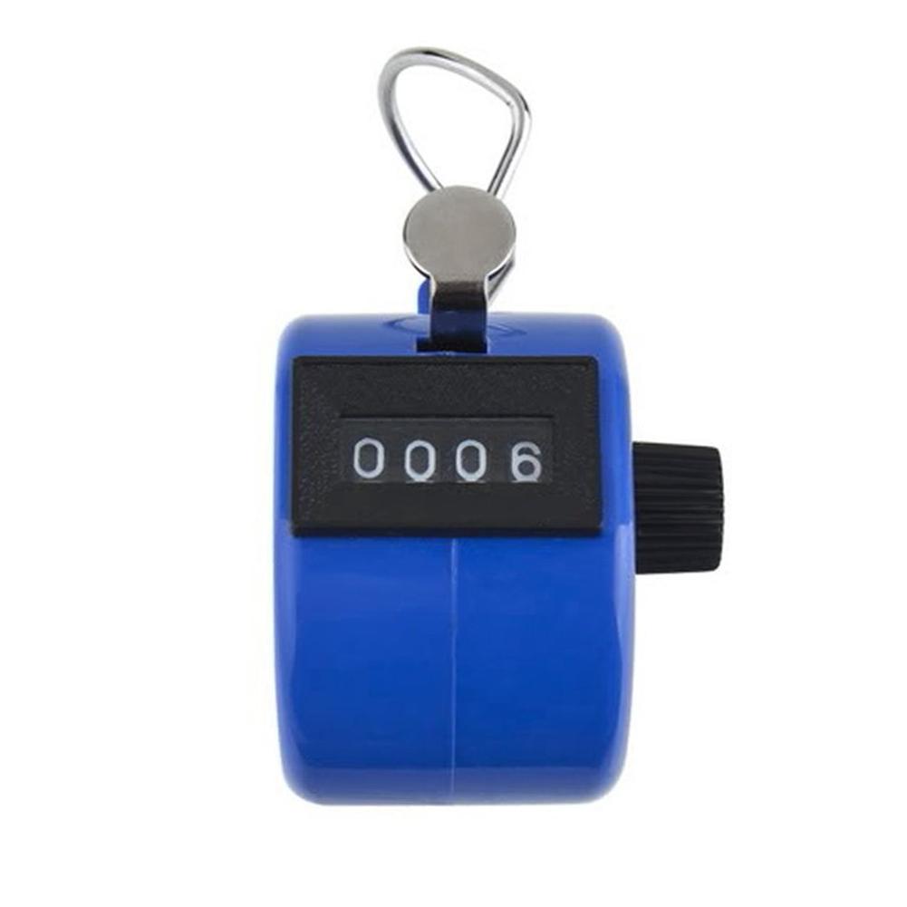 Compteur mécanique manuel de Chrome de 1 pièces Mini compteur portatif tenu dans la main de clic de Golf 4 pour le terrain de Golf de Sport