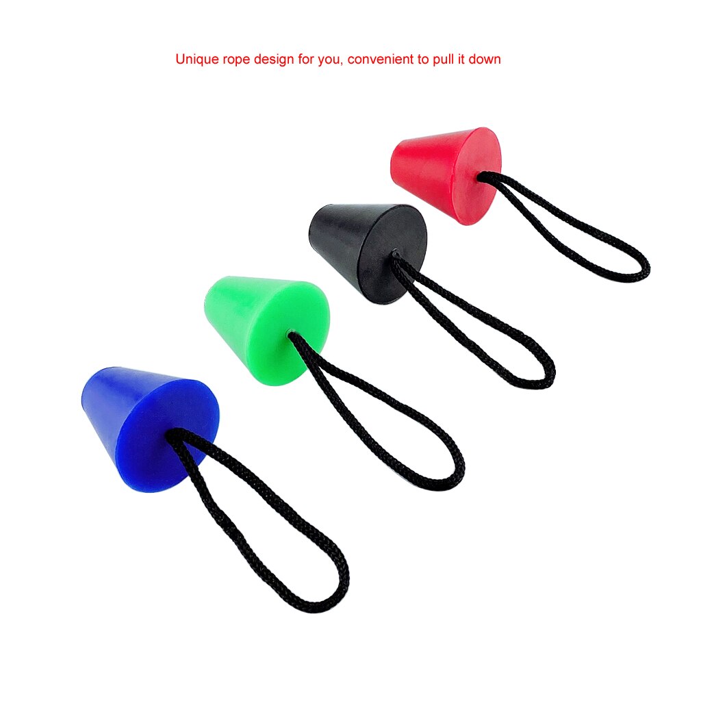 6X Universal Scupper Plug Stopper Bung Drain Holes Accessories Dinghy Kayak Inflatable Boat Canoe Rowing Marine Boat Cord Rope