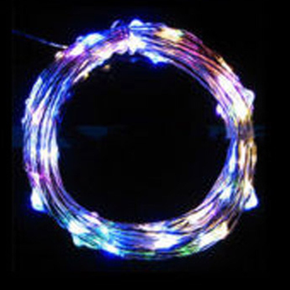 Guirnalda de luces Led Feimefeiyou 2m 20 para exteriores, guirnalda de luces con batería de cobre para fiestas, Navidad, bodas # W3