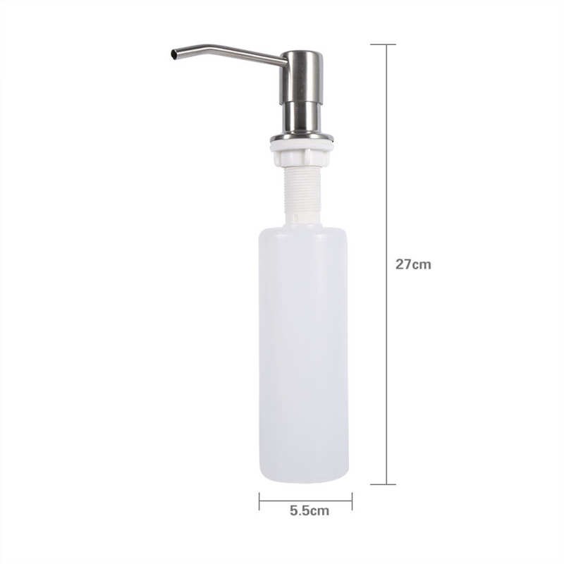 Kitchen Sink Soap Dispenser Stainless Steel Soap Dispenser Bathroom Manually Press Soap Dispenser Kitchen Accessories