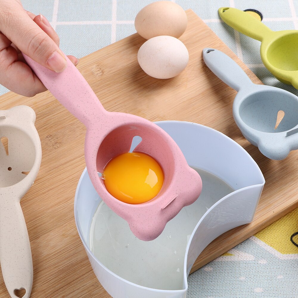 Separador de huevos de yemas, tamizado de yemas, Blanco NICEYARD, herramientas de cocina para Chef, utensilios de cocina de plástico para el hogar, accesorios de cocina