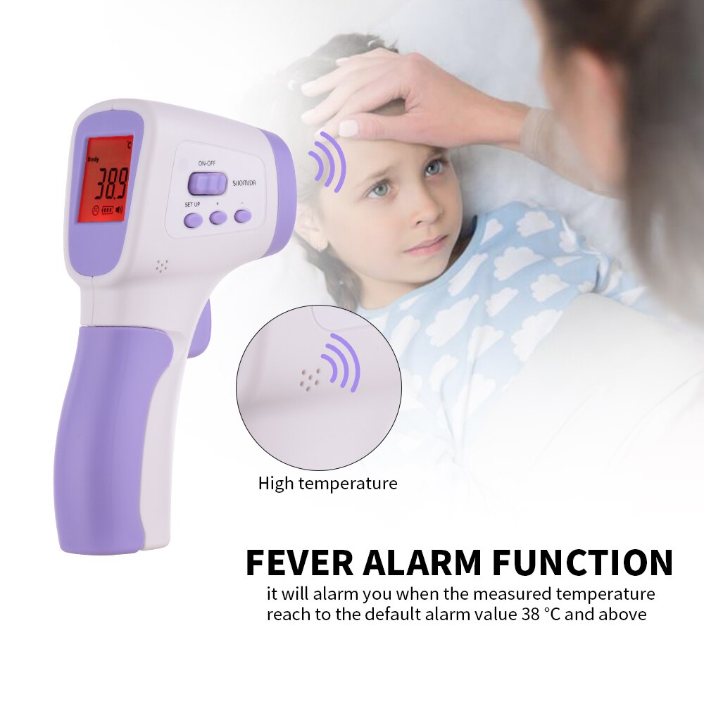 10 Style Non-contact Digital Infrared Forehead Thermometer Electronic Fever Temperature gun Meter Measurement IR Thermometer