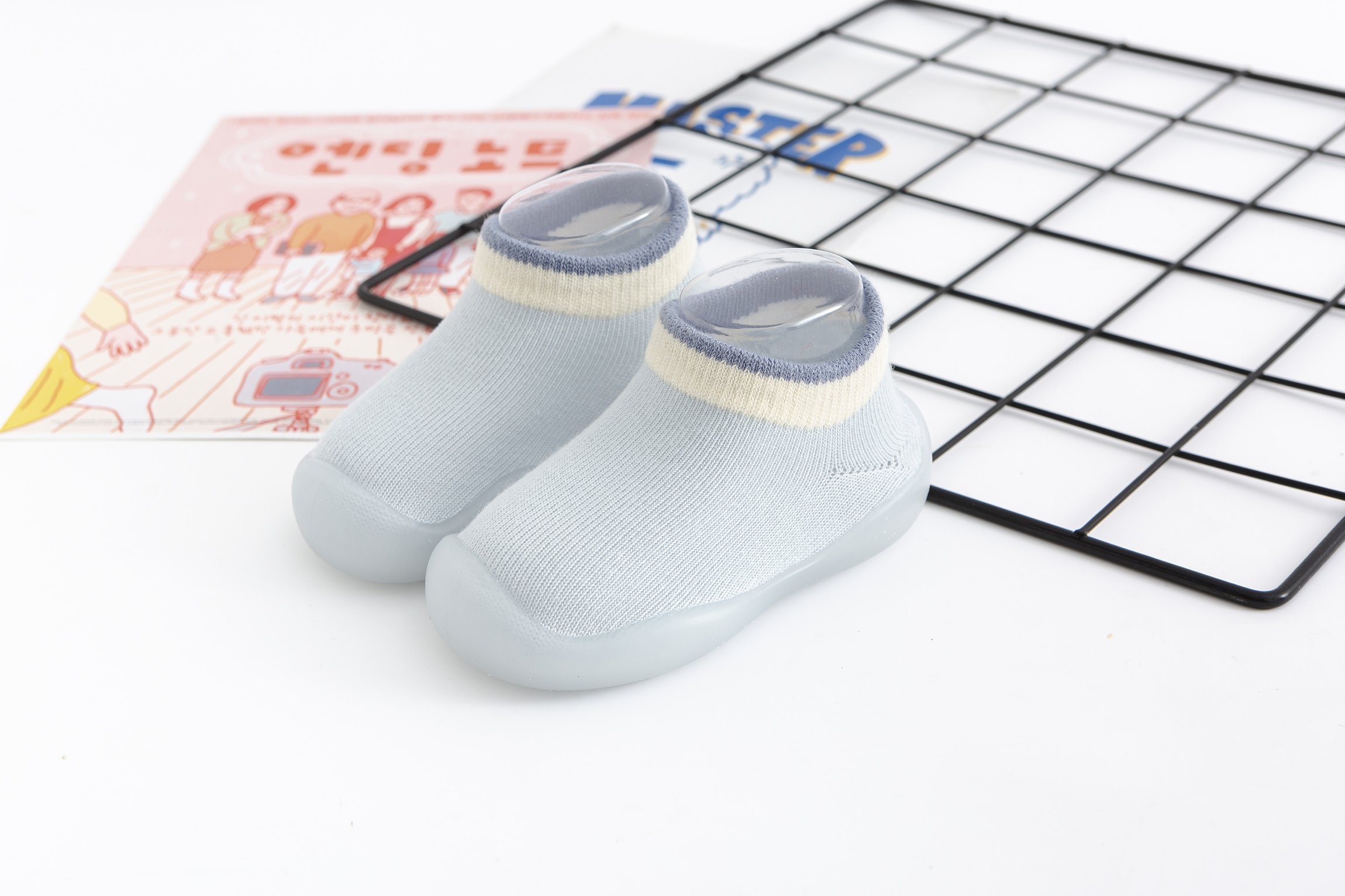 neonato ragazze primavera proprietà scarpe neonato bambino colore caramella scarpe da pavimento antiscivolo bambini unisex 0-3Y calzini di cotone scarpe: Blu / 6