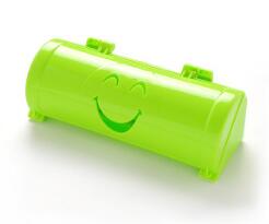 Sacos de lixo para parede 1 peça, recipiente para armazenamento de saco de lixo na parede, suporte de plástico para cozinha, dispensador de merceiro, banheiro 0600: green