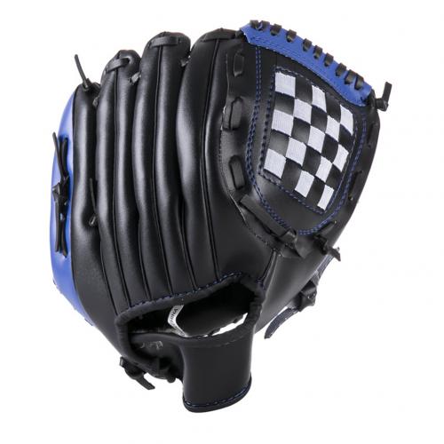 1Pc Outdoor Sports Youth Adult Left Hand Training Practice Softball Baseball Gloves Practice Equipment for Adult Man Woman Train: Blue / M