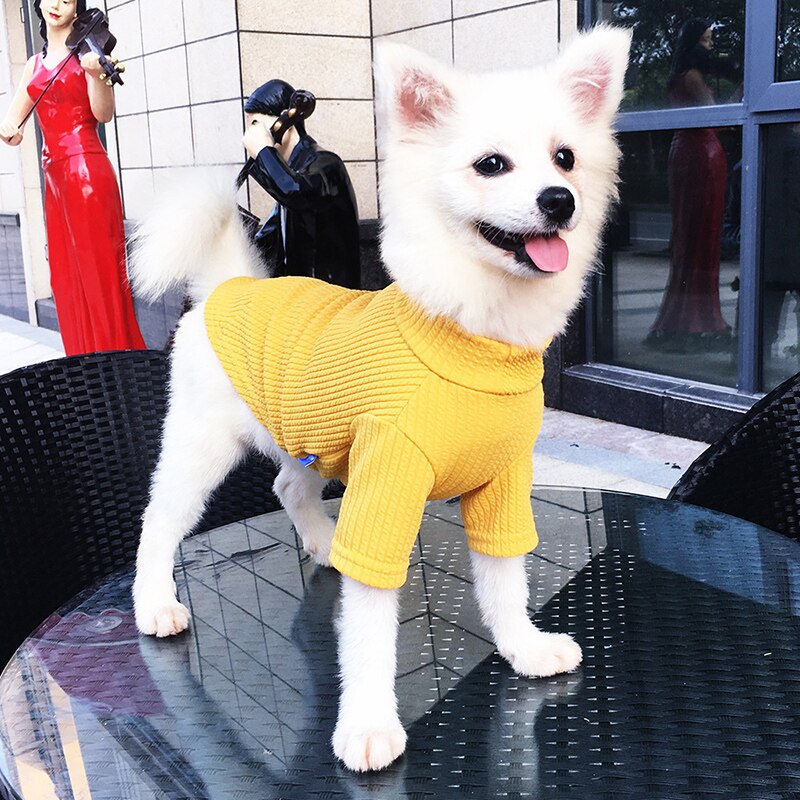 Solid Katoen Hond Kleding Voor Kleine Honden Chihuahua Kleding Puppy Jas Huisdieren Producten Katoen Ropa Perro Hond Kleren