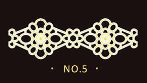 Kant Bloem Washi Tape Voor Diy Folie Decoratieve Kant Tape Voor Journaling Scrapbooking 3.5cmX 1 M/Roll: NO.5