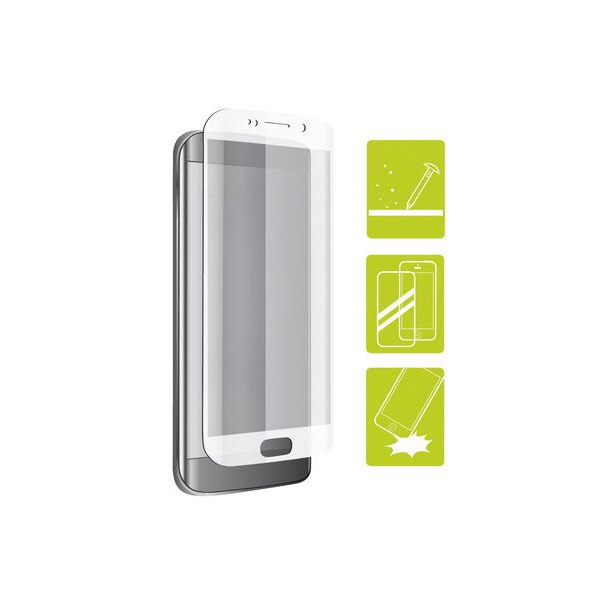 Gehard Glas Mobiele Screen Protector Iphone 7 Plus-8 Plus Ksix Extreme 2.5D Wit