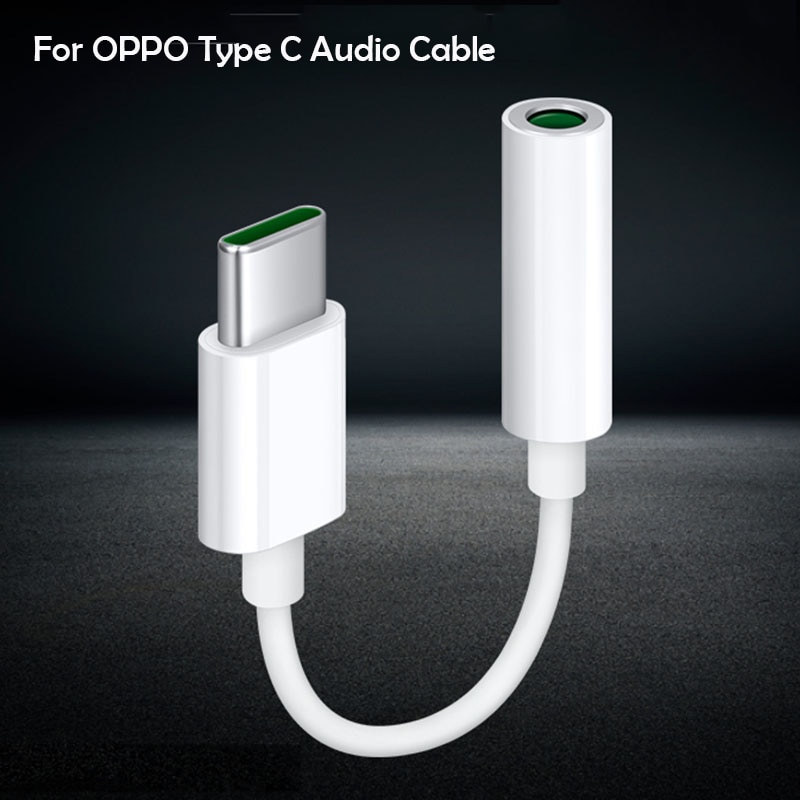 Adattatore Jack per auricolari USB da tipo C a 3.5mm originale Aux Audio per OPPO Ace Ace2 Reno 2 3 4 5 cavo convertitore musicale usb-c Pro R17: Default Title