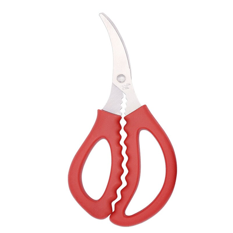 Stainless Steel Kitchen Crab Tools to Shrimp Line Multi-Function Peel Shrimp Artifact Home Seafood Scissors