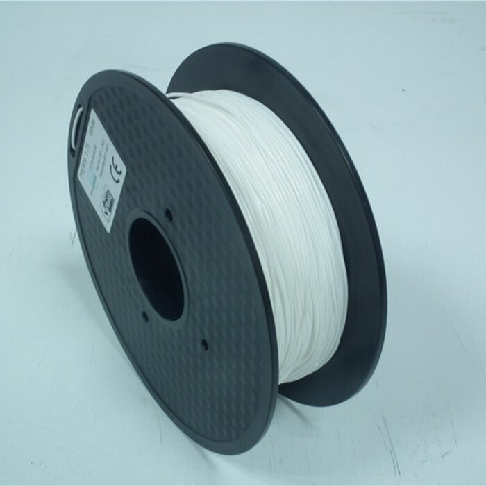 FILAMENT souple pour imprimante 3D, TPE, matériaux en caoutchouc élastique, impression, ± 1.75MM, 0.02mm de diamètre, sous forme de bobine de 1KG,: 1KG1.75mmwhite