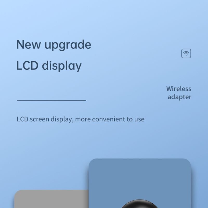 Bluetooth 5.0 Adapter LCD Display USB Bluetooth Receiver Transmitter 3.5mm AUX Y5LC