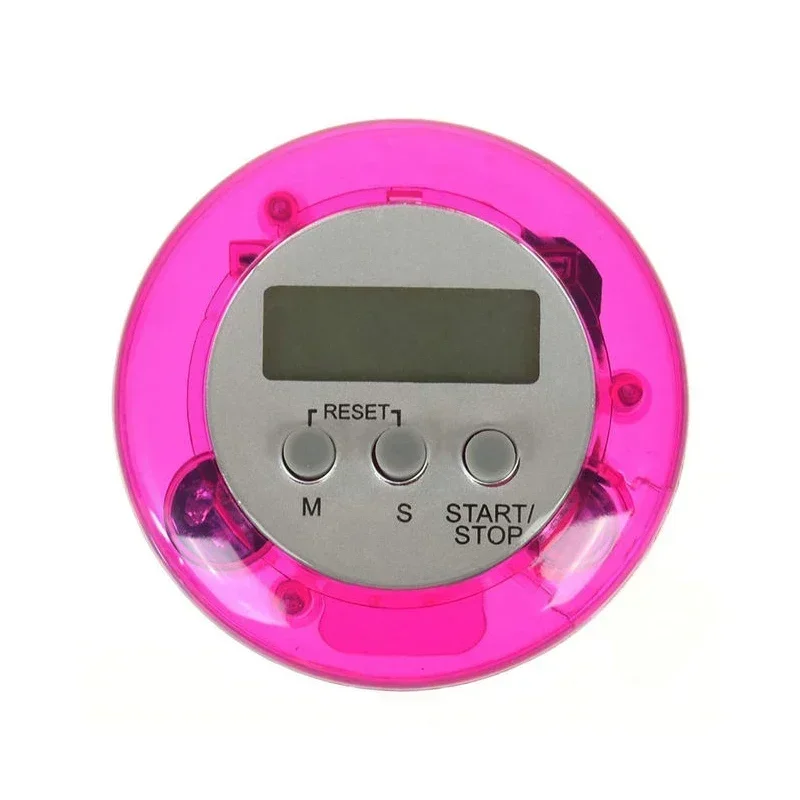 Mehrfarbiger kreisförmiger LCD-Digital-Countdown-Timer für Zuhause, Küche, Kochzähler, umgekehrter Timer, Wecker, Stoppuhr: Blau