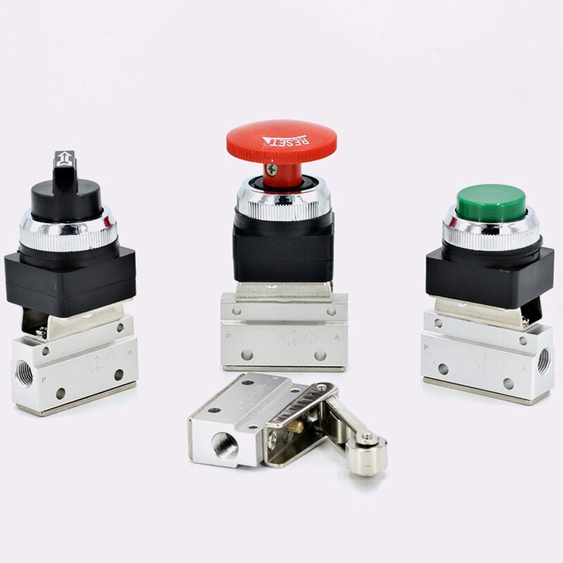 Pneumatic Mechanical Valve MOV-1 MOV-2 MOV-3 Manual Valve Air Switch Control Valve Push Button Momentary