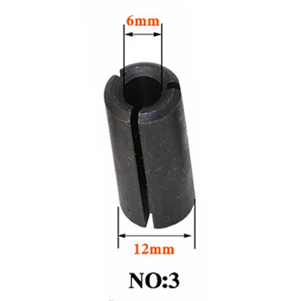 1Pc Hoge Cnc Router Bit Tool Adapters Precisie Adapter Collet Frees Houder 6Mm 6.35Mm 8Mm 10Mm 12Mm 12.7Mm: No.3