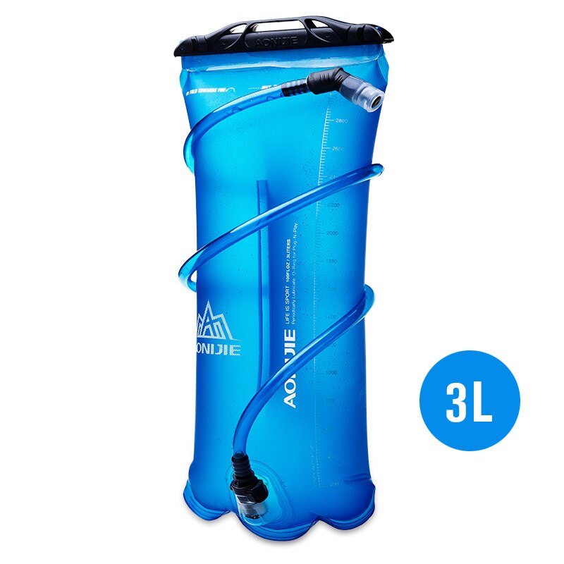 Aonijie 1.5L/2L/3L Outdoor Fietsen Running Opvouwbare Tpu Waterzak Sport Waterzak Voor Camping Wandelen Klimmen: 3 L