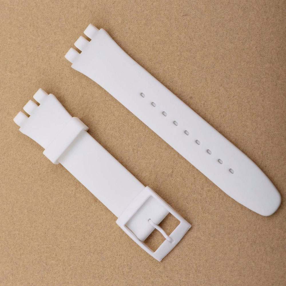 Accesorios de reloj para Swatch, correa de silicona con hebilla de 17mm y 19mm, correa de goma, correa deportiva para hombres y mujeres, correa de reloj de 20mm