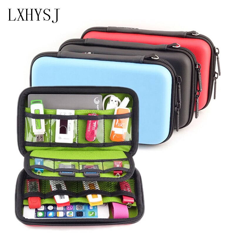 Draagbare Digitale Opbergzakken Organizer Usb Gadgets Kabels Draden Charger Power Battery Rits Reizen Accessoires