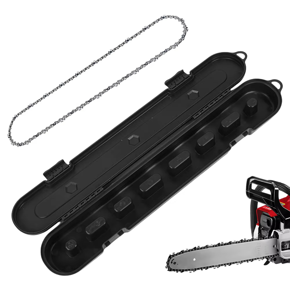 Chainsaw Chain Storage Box Universal Chain Locker Carrying Case Portable Chainsaw Chain Storage Case Chainsaw Organizer Tools