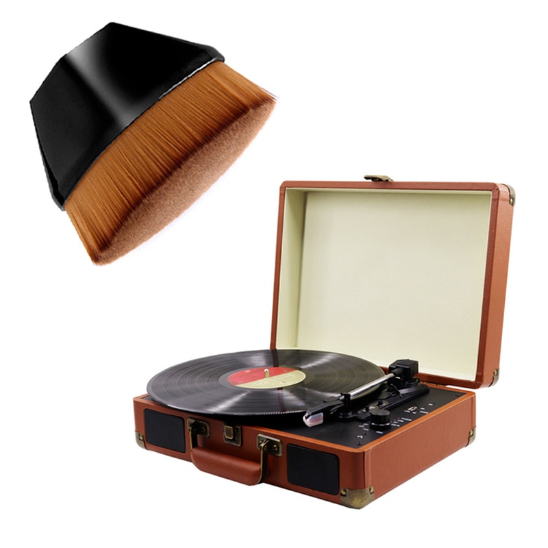 Lp Draaitafel Vinyl Record Reinigingsborstel Carbon Fiber Anti-Statische Borstel Voor Vinyl Record Cd PS4 Xbox Schijf Draaitafel