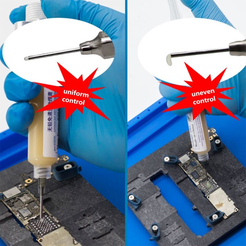 Aluminium Alloy Rotary Solder Paste Booster Schweißen Öl Nadel Barrel Booster