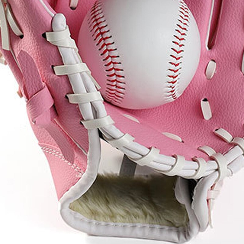 draussen Sport Zwei farben Baseball Handschuh weicher Ball Praxis Ausrügestochen Größe 11,5/12,5 Verknüpfungen Hand für Erwachsene Mann Frau Baseball glo