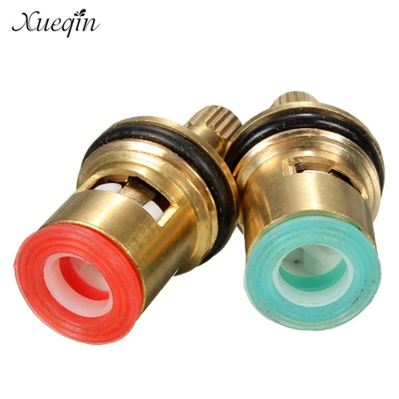 2 stks Standaard 1/2 Keramische Kraan Cartridge Water Mengkraan Innerlijke Kraan Disc Klep Kwart Turn Cartridges Handvat Reparatie Schakelaar