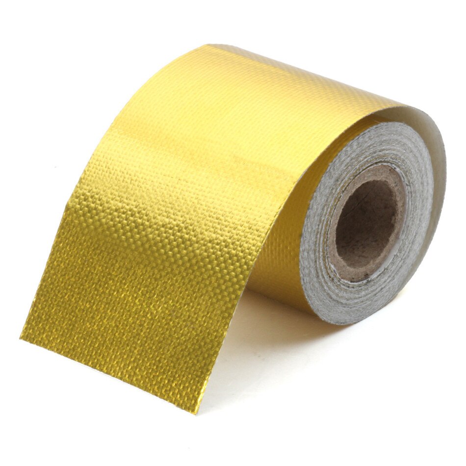 4.5m x 50mm folie isolering termo tape bil fortykket varmeskjold indtag wrap reflekterende motor rør dæksel temperatur isolat