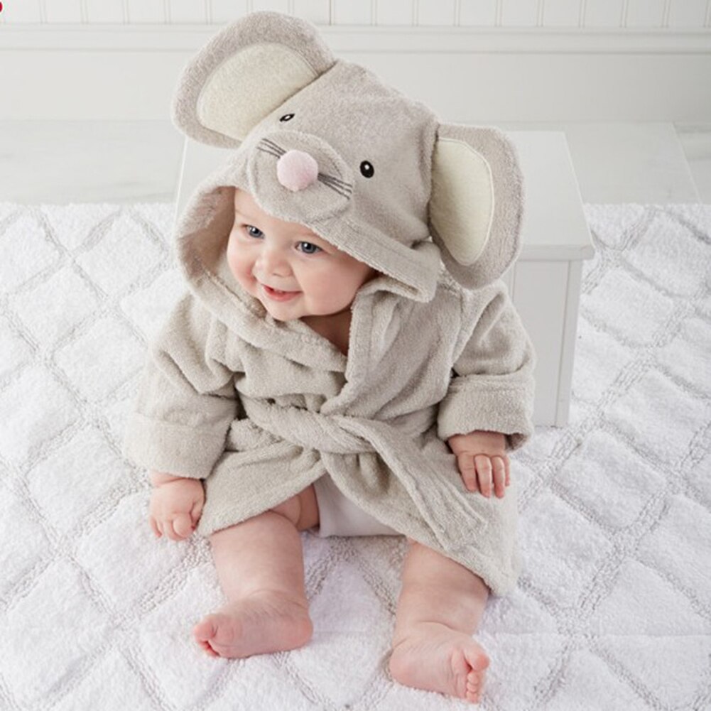 Cartoon Dier Nachtjapon Baby Badhanddoek Baby Badjas Katoen Kinderen Badjas Foto Kleding Badhanddoek Jongens Meisjes Pyjama