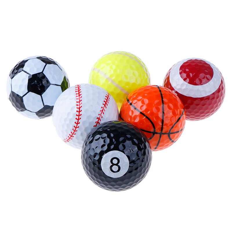 1 X Outdoor Sports Golf Ball Golf Game Strong Resilience Force Sports Practice Ball