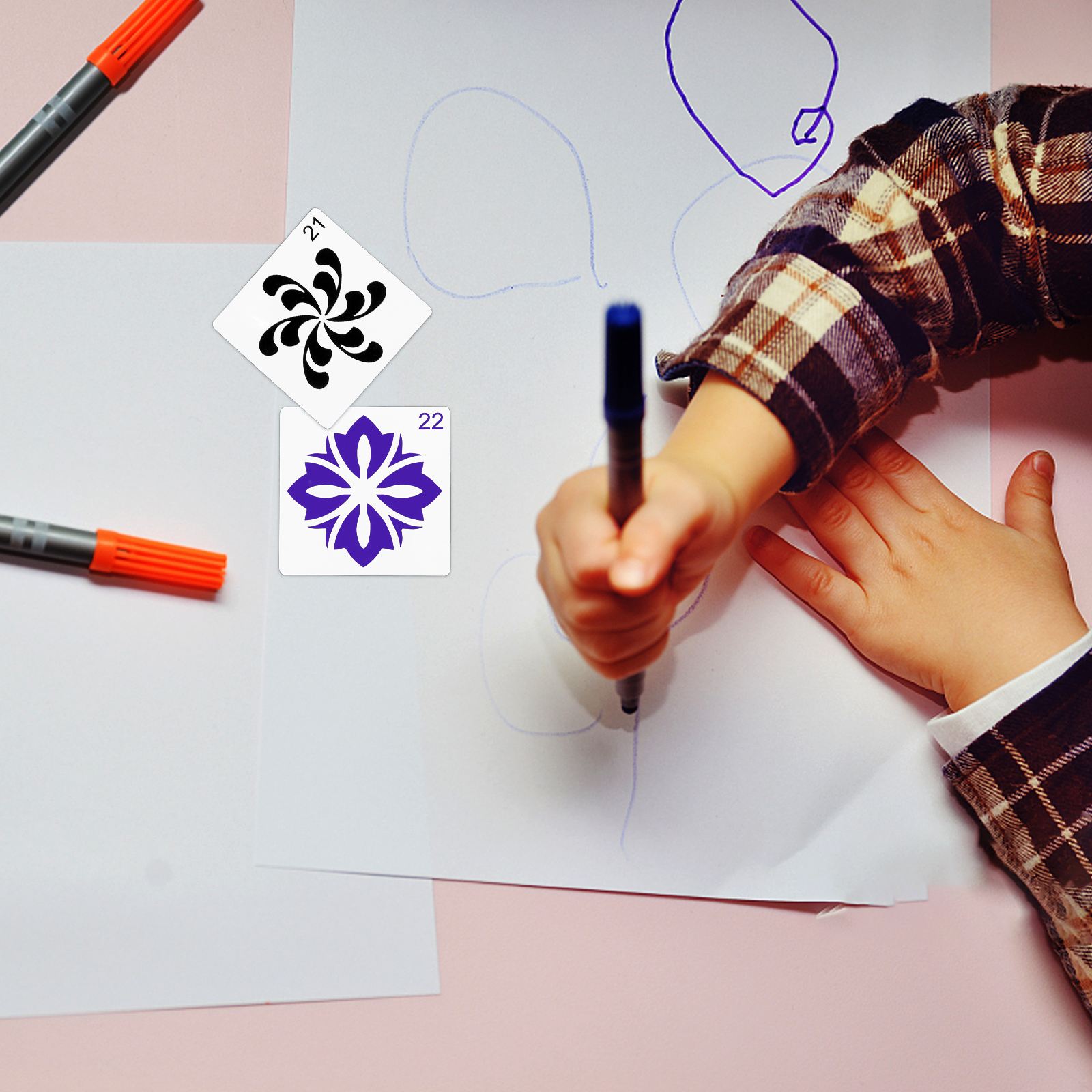 24pcs Chic Eco friendly Mandala Painting Templates Vicedeal 24pcs-chic-eco-friendly-mandala-painting-templates-vicedeal