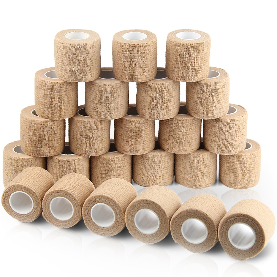 24 rolls Self Adhesive Bandage Wrap Cohesive Bandage Sports Tape Vet Wrap