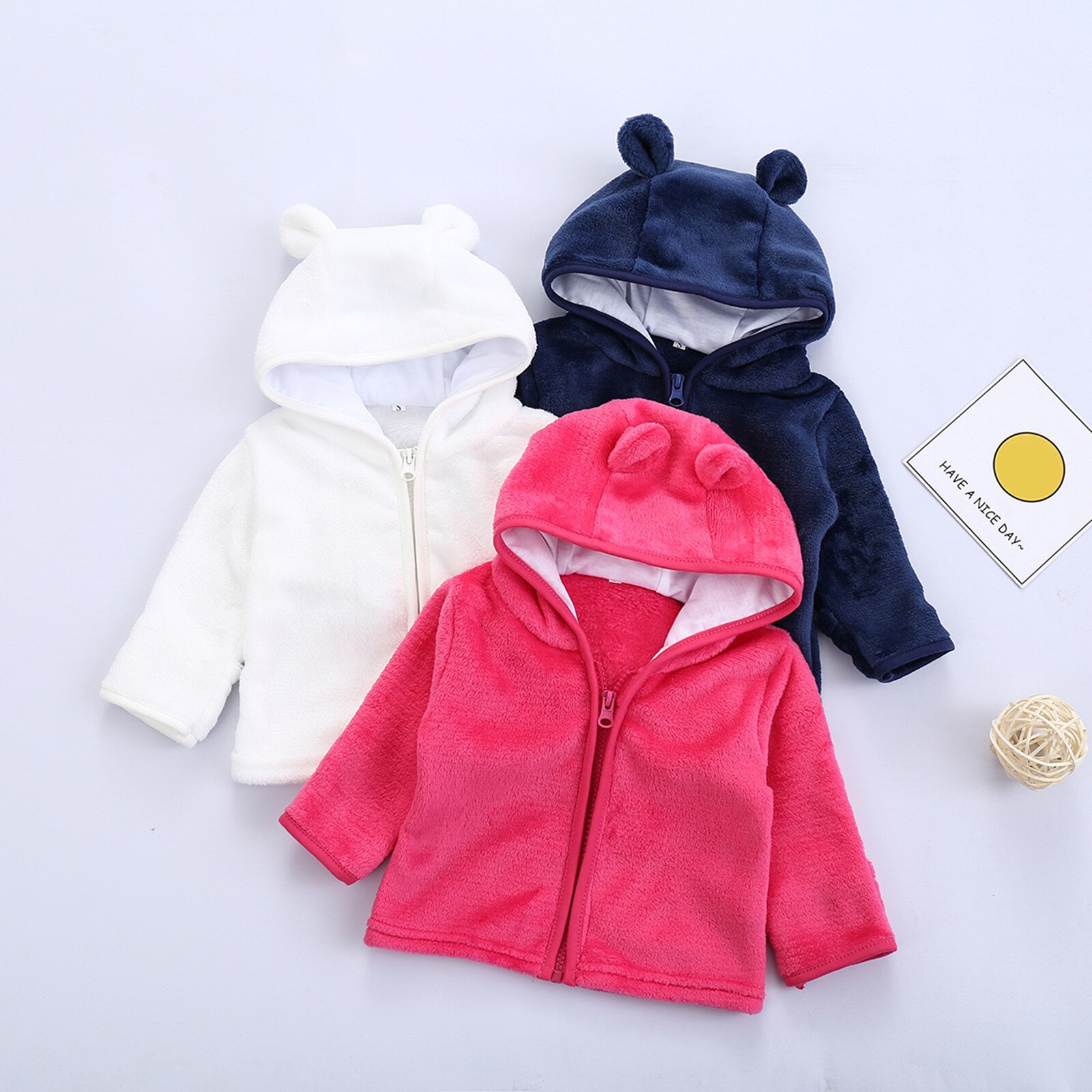 Winter Jas Baby Kleding Voor Pasgeborenen Baby Boy Meisje Kleding Lange Mouw Fluffys Hooded Bovenkleding Winter Jas Kinderen Jassen