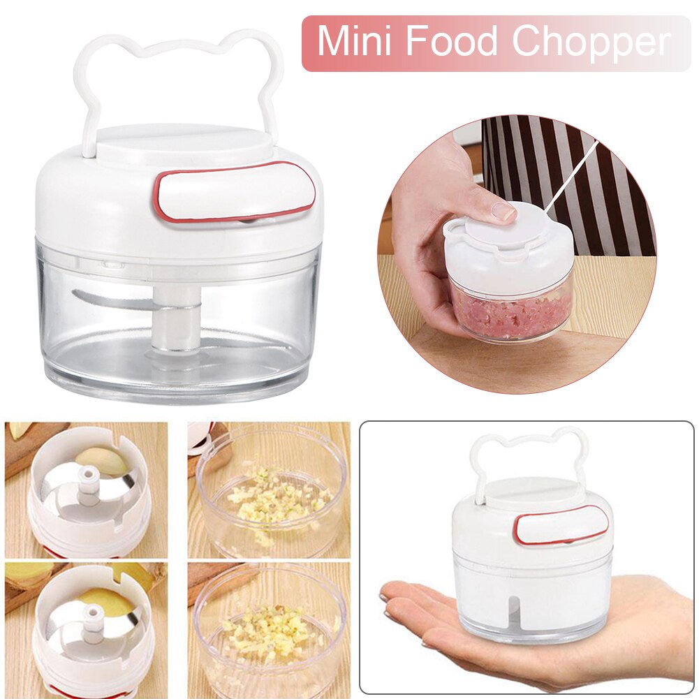 Mini Knoblauch Zerhacker Brecher Presse Küche Spielereien Hand Lebensmittel Lebensmittel Cutter Prozessor Für Gralic Zwiebel Muttern Küche Werkzeug