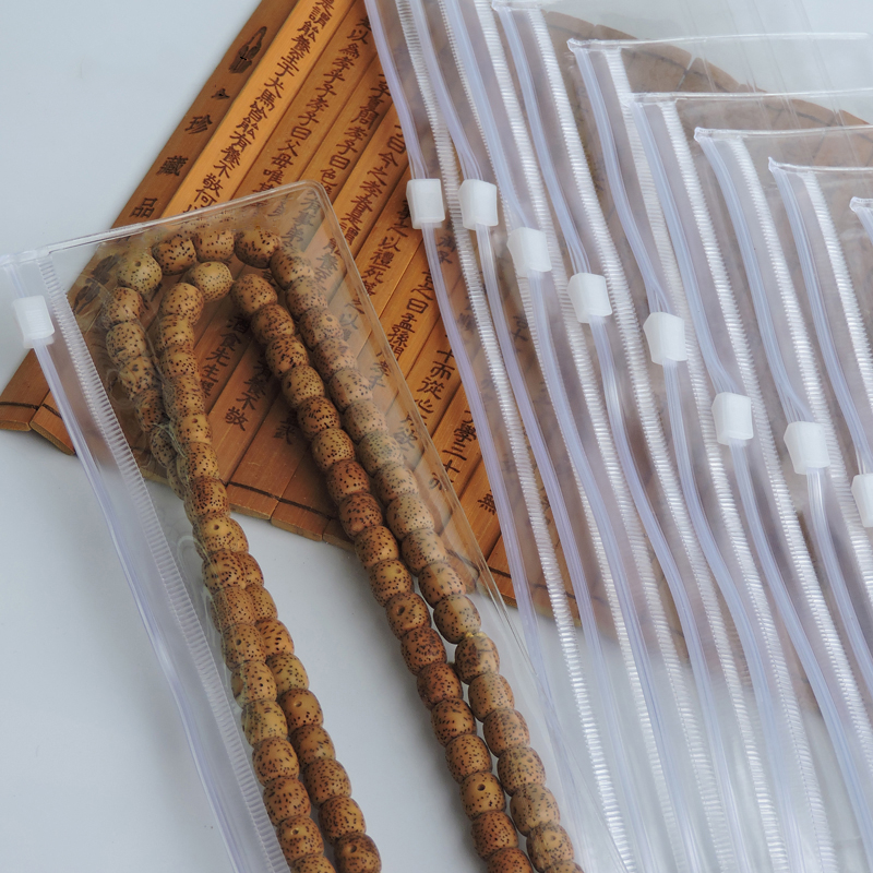 StoBag 50 stücke Lange Hohe Klar Kunststoff PVC Schmuck Postleitzahl-sperren Taschen Wasserdichte Staubdicht Batterie Ohrring Perlen Verpackung Lagerung Taschen