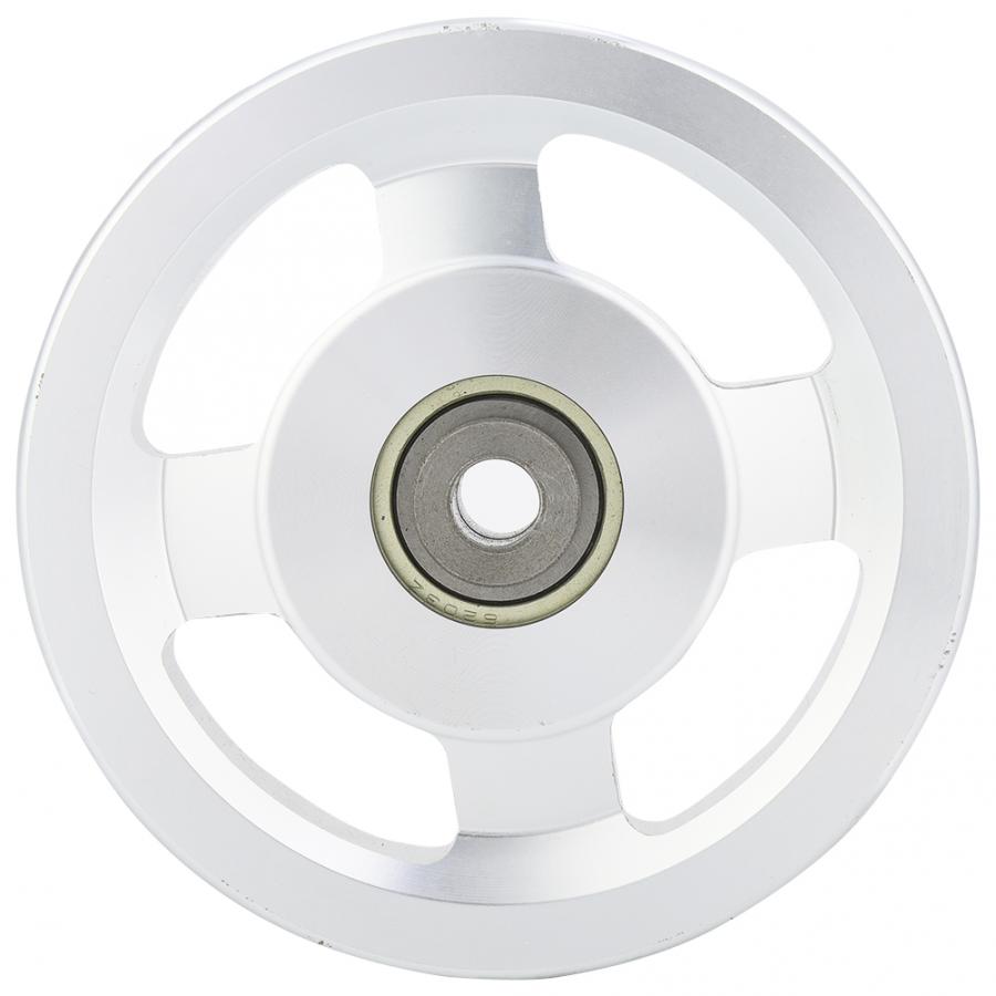 Universal 90mm/115mm- diameter aluminiumslegering slidtæt leje remskive hjulkabel gymnastikudstyr tilbehørsdele: 115mm