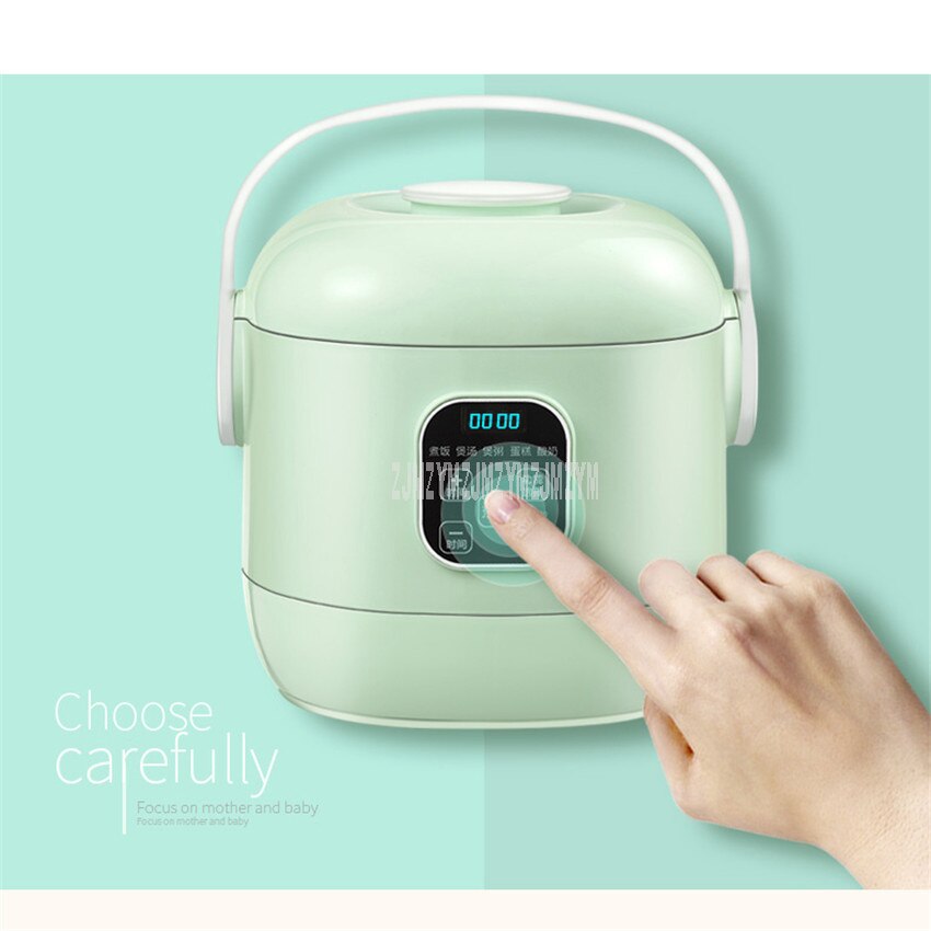 2L Mini Intelligent Electric Rice Cooker Non-stick Inner Tank Household Multifunctional Soup Congee Rice Cooking Machine Y-MFB10