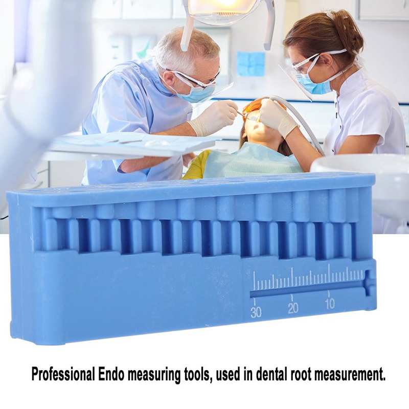 1pc Dental Endo Measuring Autoclavable Endodontic Ruler Test Board Dental Block Files Dentist Instrument Ruler Equipment Product