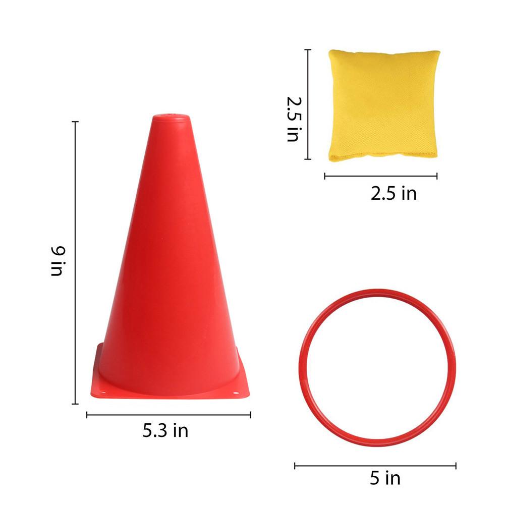 Carnaval Toss Games Combo Set Outdoor Plastic Kegels Bean Bag Ring Toss Games Voor Kinderen/Kinderen Feest