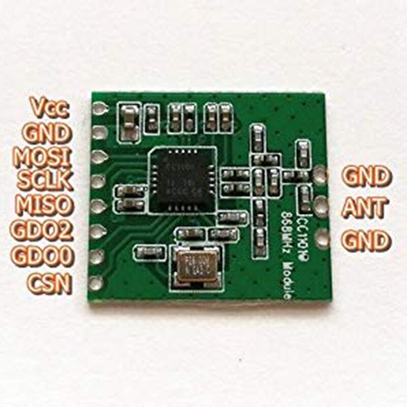 Cc1101 868 mhz-funkmodul für fernübertragung mit antennenpaket  of 2