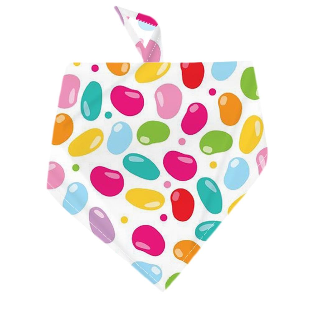 Voedsel Gedrukt Pet Bandana Verstelbare Pet Kat Hond Sjaal Speeksel Handdoek Warm Neck Kraag Halsdoek Tie Bib Bandana Dierbenodigdheden