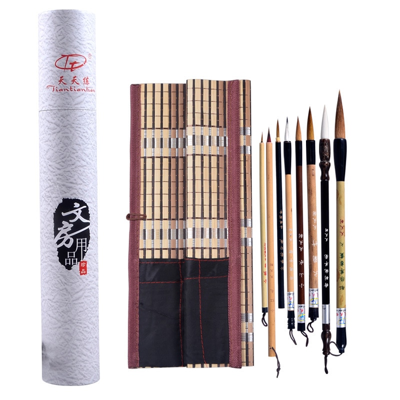 Calligraphy Brush Pen Set Caligrafia Tinta China Chinese Painting Brush Set Meticulous Painting Calligraphy Painting Writing Set