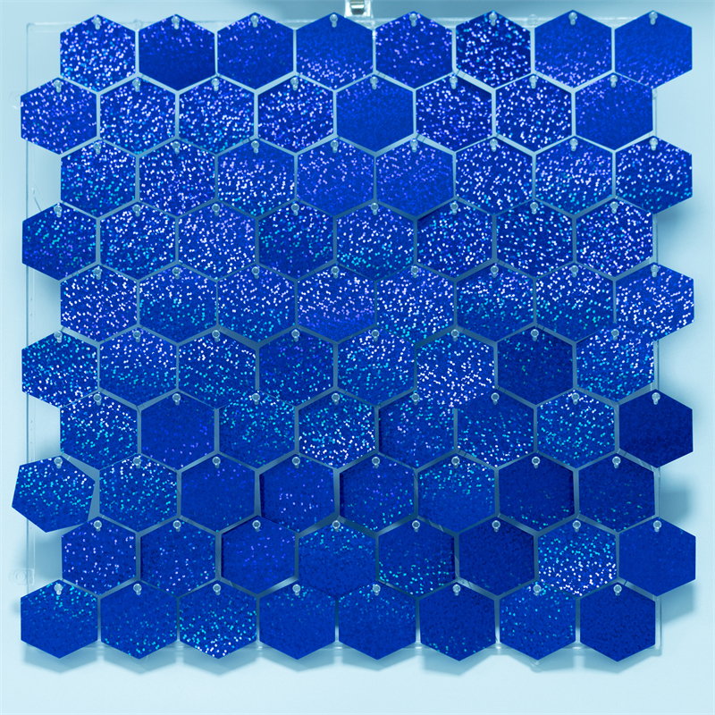 12PCS Hexagon Glitter Sequins Party Backdrop Shimmer Wall Panels Wedding Birthday Christmas Event Decorations Reusable Wall: MINT GREEN